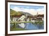 Challenger Inn, Sun Valley, Idaho-null-Framed Art Print