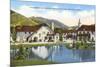 Challenger Inn, Sun Valley, Idaho-null-Mounted Art Print