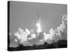 Challenger Liftoff 1984-Glenda Dixon-Stretched Canvas