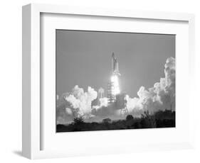 Challenger Liftoff 1984-Glenda Dixon-Framed Photographic Print