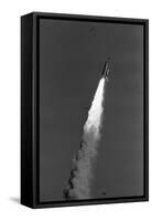 Challenger Space Shuttle Lifting Off-null-Framed Stretched Canvas