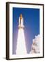 Challenger Space Shuttle Lifting Off-null-Framed Photographic Print