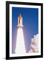 Challenger Space Shuttle Lifting Off-null-Framed Photographic Print