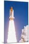 Challenger Space Shuttle Lifting Off-null-Mounted Photographic Print