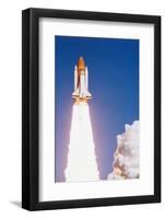 Challenger Space Shuttle Lifting Off-null-Framed Photographic Print