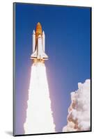 Challenger Space Shuttle Lifting Off-null-Mounted Photographic Print