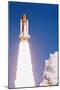 Challenger Space Shuttle Lifting Off-null-Mounted Photographic Print