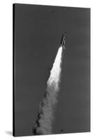 Challenger Space Shuttle Lifting Off-null-Stretched Canvas