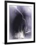 Challenger struck by lightning-Science Source-Framed Giclee Print
