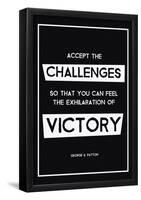 Challenges Of Victory-null-Framed Poster