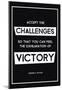 Challenges Of Victory-null-Mounted Poster