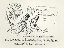 Caricature About Painting; Mr. Impressionist Painter, Where Have You Learned Your Art?-Cham-Giclee Print