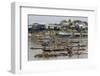 Cham People Using a Dai Fishing System for Trei Real Fish on the Tonle Sap River, Cambodia-Michael Nolan-Framed Photographic Print