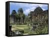 Cham Ruins, My Son, UNESCO World Heritage Site, Near Hoi An, South Central Coast, Vietnam, Indochin-Stuart Black-Framed Stretched Canvas
