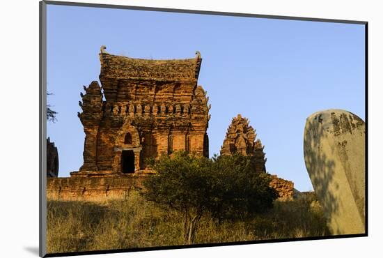 Cham Towers of Po Klong Garai, Dating from 13th and 14th Century, Phan Rang-Nathalie Cuvelier-Mounted Photographic Print