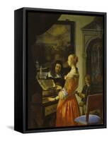 Chamber Music Concert, 1658-Frans Van Mieris-Framed Stretched Canvas