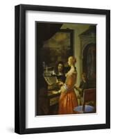 Chamber Music Concert, 1658-Frans Van Mieris-Framed Premium Giclee Print