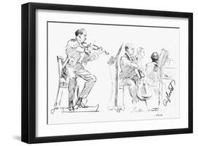 Chamber Musicians, c1935-Hilda Wiener-Framed Giclee Print