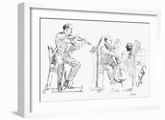 Chamber Musicians, c1935-Hilda Wiener-Framed Giclee Print