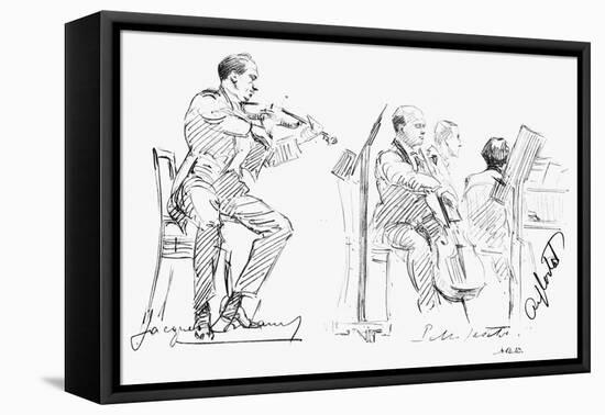 Chamber Musicians, c1935-Hilda Wiener-Framed Stretched Canvas