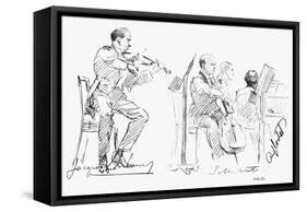 Chamber Musicians, c1935-Hilda Wiener-Framed Stretched Canvas