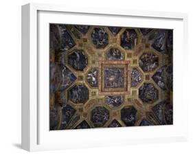 Chamber of Amor and Psyche, Frescoed Ceiling-Giulio Romano-Framed Giclee Print