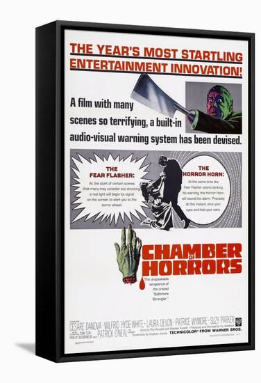 Chamber of Horrors, Patrick O'Neal, 1966-null-Framed Stretched Canvas