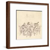 Chamber Quartet, 1875-null-Framed Art Print