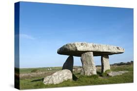 Chamber Tomb of Lanyon Quoit, Land's End Peninsula, Cornwall, England-Paul Harris-Stretched Canvas