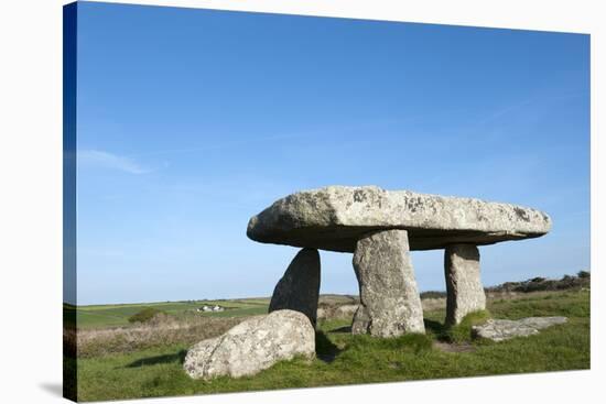 Chamber Tomb of Lanyon Quoit, Land's End Peninsula, Cornwall, England-Paul Harris-Stretched Canvas