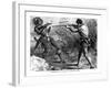 Chamberlain and Paugus at Lovewell's Fight, 1725-null-Framed Giclee Print