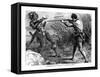 Chamberlain and Paugus at Lovewell's Fight, 1725-null-Framed Stretched Canvas