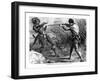 Chamberlain and Paugus at Lovewell's Fight, 1725-null-Framed Giclee Print