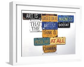 Chamberlain Art Is Madness-Gregory Constantine-Framed Giclee Print