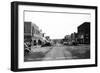 Chamberlain, South Dakota - Northern View up Main Street-Lantern Press-Framed Art Print