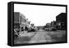 Chamberlain, South Dakota - Northern View up Main Street-Lantern Press-Framed Stretched Canvas