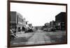 Chamberlain, South Dakota - Northern View up Main Street-Lantern Press-Framed Art Print