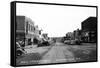 Chamberlain, South Dakota - Northern View up Main Street-Lantern Press-Framed Stretched Canvas