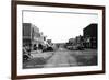 Chamberlain, South Dakota - Northern View up Main Street-Lantern Press-Framed Premium Giclee Print