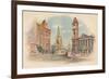 'Chamberlain Square, Birmingham. Showing the High School for Girls, c1890-Charles Wilkinson-Framed Giclee Print