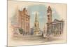 'Chamberlain Square, Birmingham. Showing the High School for Girls, c1890-Charles Wilkinson-Mounted Giclee Print