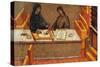 Chamberlain with His Secretary in His Office-Paolo Di Giovanni Fei-Stretched Canvas