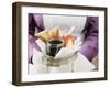 Chambermaid Serving Caviar and Toast-null-Framed Photographic Print