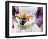 Chambermaid Serving Caviar and Toast-null-Framed Photographic Print