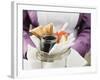 Chambermaid Serving Caviar and Toast-null-Framed Photographic Print