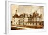 Chambord Castle - Artwork In Painting Style-Maugli-l-Framed Art Print