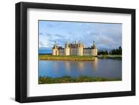 Chambord Chateau at Sunset, France-neirfy-Framed Photographic Print