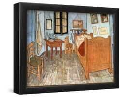 Chambre de L' Artist Vincent Van Gogh ART PRINT POSTER-null-Framed Poster