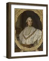 Chambre de la Reine : dessus de glace (entre-fenêtres) : "Louis XVI, roi de France et de Navarre-Joseph Siffred Duplessis-Framed Giclee Print