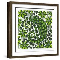 Chameleon, 2003-Nat Morley-Framed Giclee Print